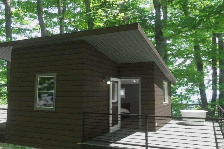 Black Oak Cabin Exterior
