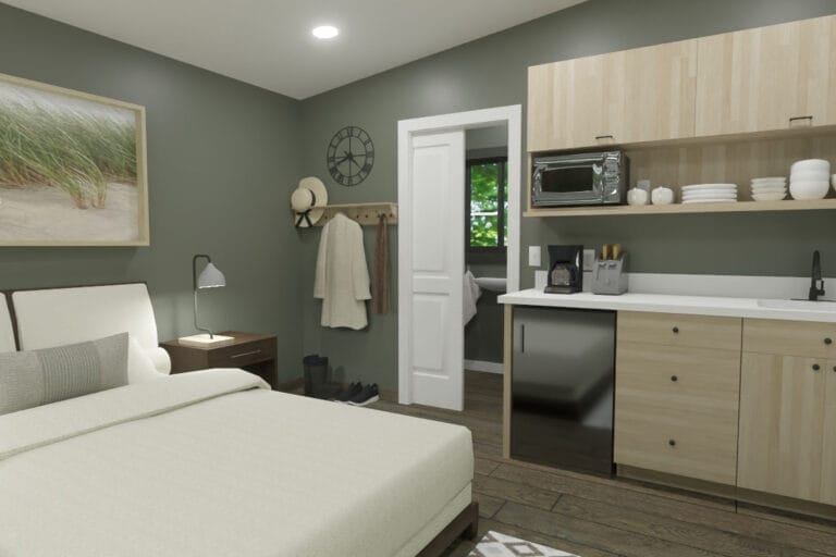 Dragonfly Cabin Interior View